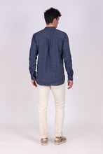 Carica l'immagine nel visualizzatore di Gallery, camicia coreana uomo leo alzavola moda sostenibile, retro