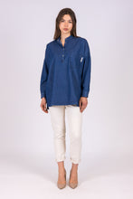 Upload the image to the Gallery viewer, alzavola moda sostenibile camicia carola intera