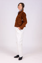 Upload the image to the Gallery viewer, Dama - Velvet White women's trousers