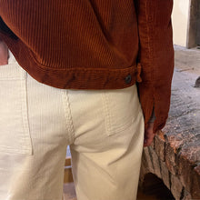 Upload the image to the Gallery viewer, Dama - Velvet White women's trousers