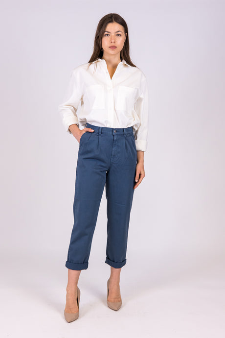 alzavola moda sostenibile pantalone donna dama 