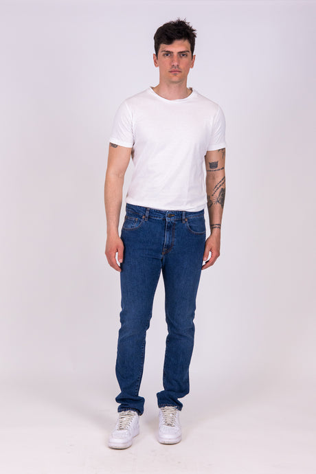 alzavola denim sostenibile pantalone uomo vieri